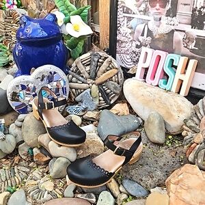 Dansko Black Platform Shoes